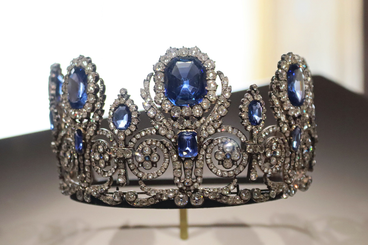 sapphire tiara